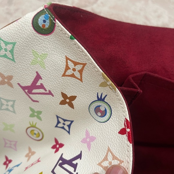 Louis Vuitton Eye love You Retro Sac multicolor. Leather white - Picture 13 of 15